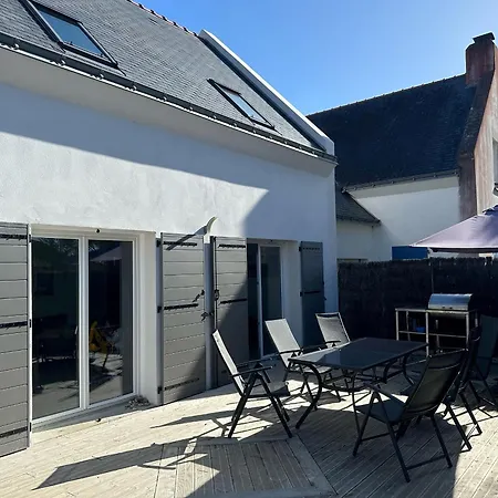 Maison Recente A 200 M De La Avec Jardin Clos, Terrasse, Velos Et Wifi A - Fr-1-306-1265 * Mesquer