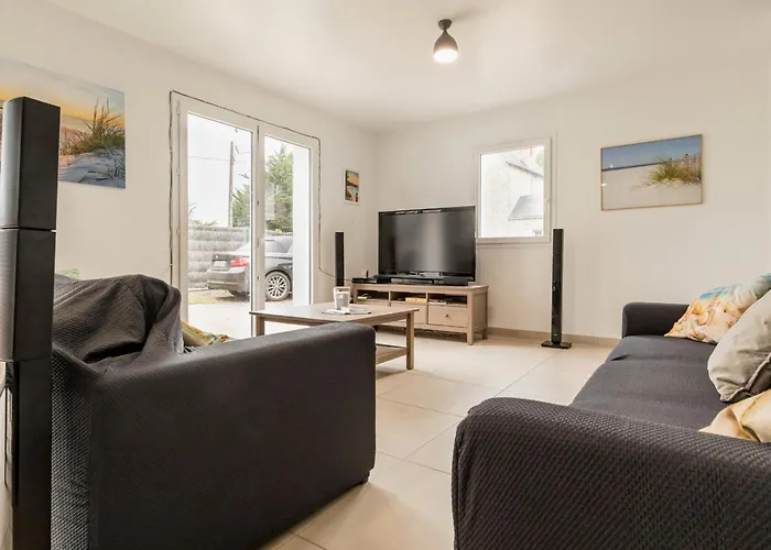 Дом отдыха Maison Recente A 200 M De La Avec Jardin Clos, Terrasse, Velos Et Wifi A - Fr-1-306-1265 *